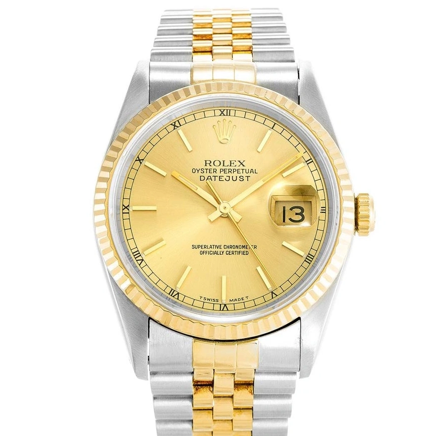Datejust Two Tone 168 Rolex SunProtective 0524